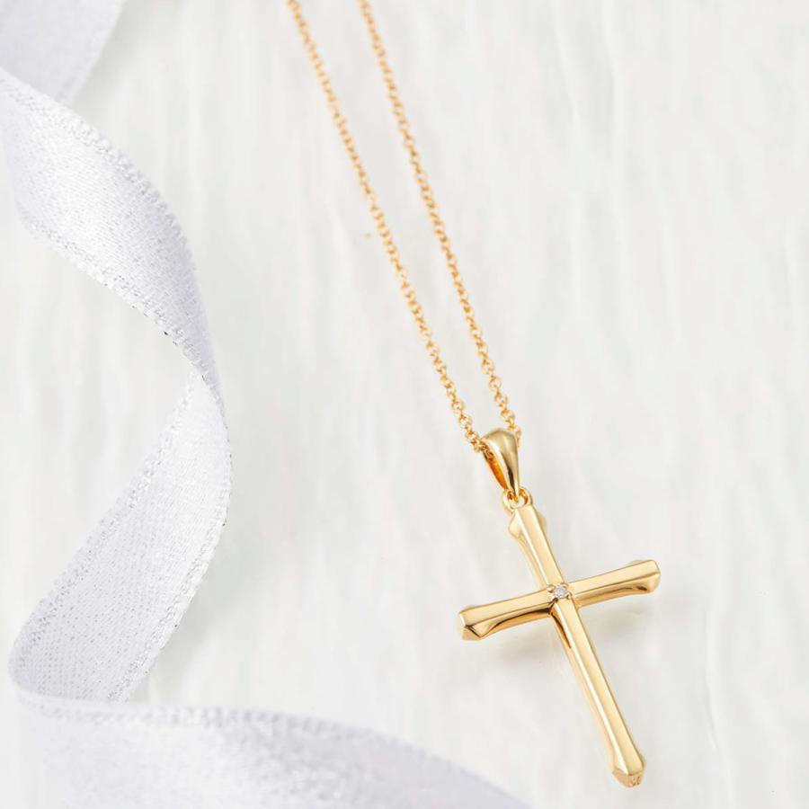 42 割引国内最安値 ネックレスメンズシルバー925製ダイヤモンドk23コーティングクロス十字架 メンズ小物 メンズ バッグ シューズ 小物 Urbanfarminginstitute Org