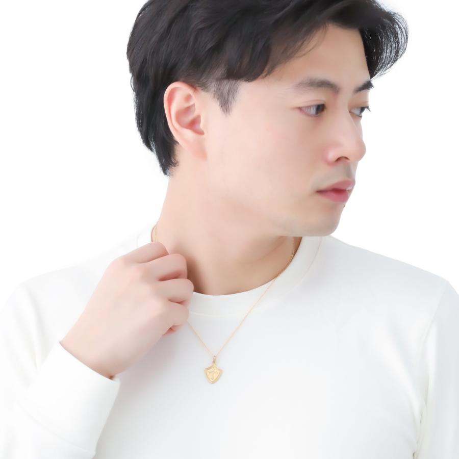 ネックレス シルバー925製 ダイヤモンド K23コーティング Royal Stag Zest 盾 シールド クロス 十字架 1粒 ゴールド 爆買の画像