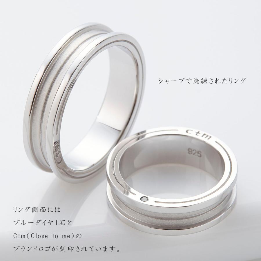 リング Close to me シルバー925 ブルーダイヤモンド 幸運 指輪 ユニセックス 爆買の画像