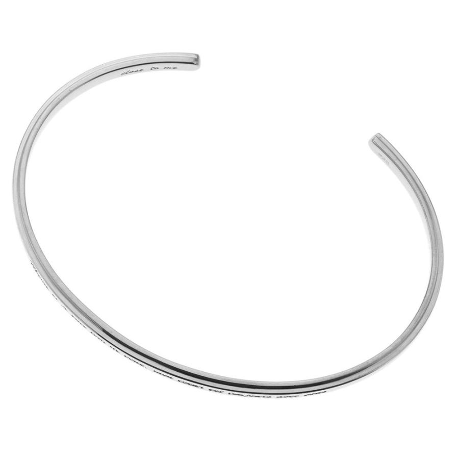 バングル メンズ メッセージ シルバー925製 腕輪 ブレスレット