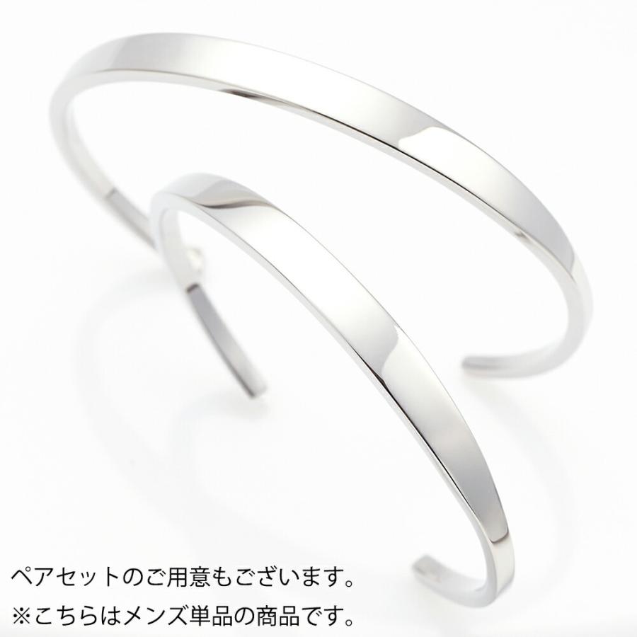 メンズ バングル ブレスレット シルバー サージカルステンレス  シンプル カジュアル 文字刻印無料 金属アレルギー 対応 安心 爆買の画像