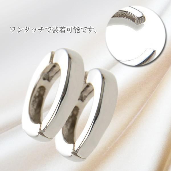 イヤリング me on シルバー925 輪 痛くなりにくい 外れにくい ワンタッチ イヤーカフ 爆買の画像
