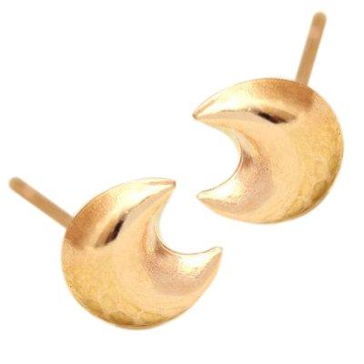 ピアス レディース K10イエローゴールド YG 職人のこだわりがみえる ぷっくり 爆買の画像