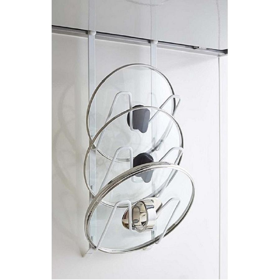 レンジフードなべ蓋ホルダー タワー ホワイト ブラック キッチン 鍋ふたフック フタを掛けて 鍋フタ収納 3枚 Ya アクセサリーショップ Piena 通販 Yahoo ショッピング