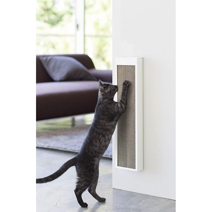 猫の爪とぎケース タワー ホワイト ブラック ペット用品 爪とぎ容器 床 壁 シンプル Ya アクセサリーショップ Piena 通販 Yahoo ショッピング