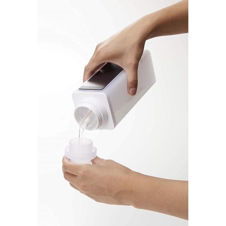 マグネット詰め替え用ランドリーボトル 洗濯洗剤容器 計量キャップ 脱衣所 柔軟剤 半透明 ホワイト 白 Ya アクセサリーショップ Piena 通販 Yahoo ショッピング