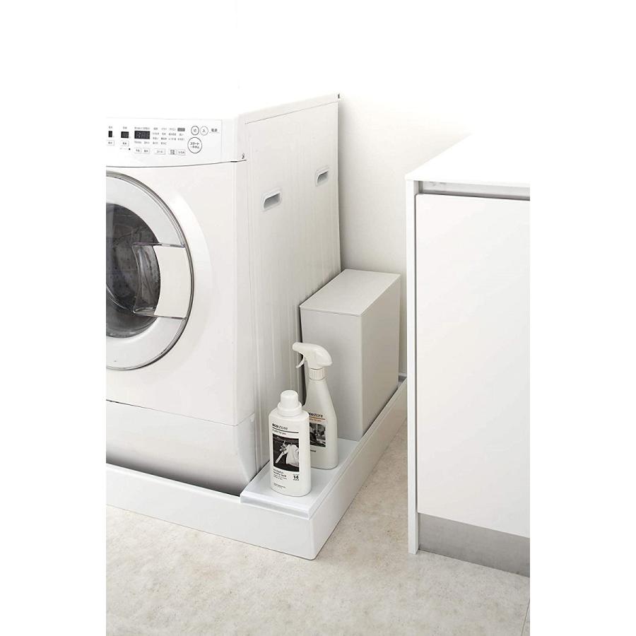 洗濯機防水パン上ラック 洗濯機横物置トレー 洗濯機横収納 ホコリをガード 両面仕様 洗濯機隙間 便利 ホワイト ブラック Ya アクセサリーショップ Piena 通販 Yahoo ショッピング