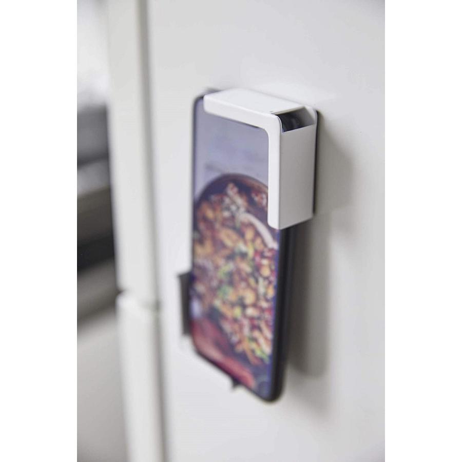 マグネットタブレットホルダー キッチンスマホホルダー 挟んで固定 ハンズフリー ホワイト ブラック スマートフォンフォルダー Ya アクセサリーショップ Piena 通販 Yahoo ショッピング