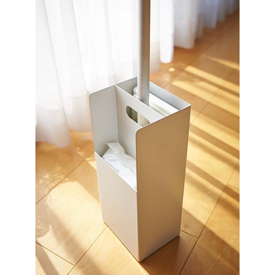 フローリングワイパースタンド プレート ホワイト ワイパー立て