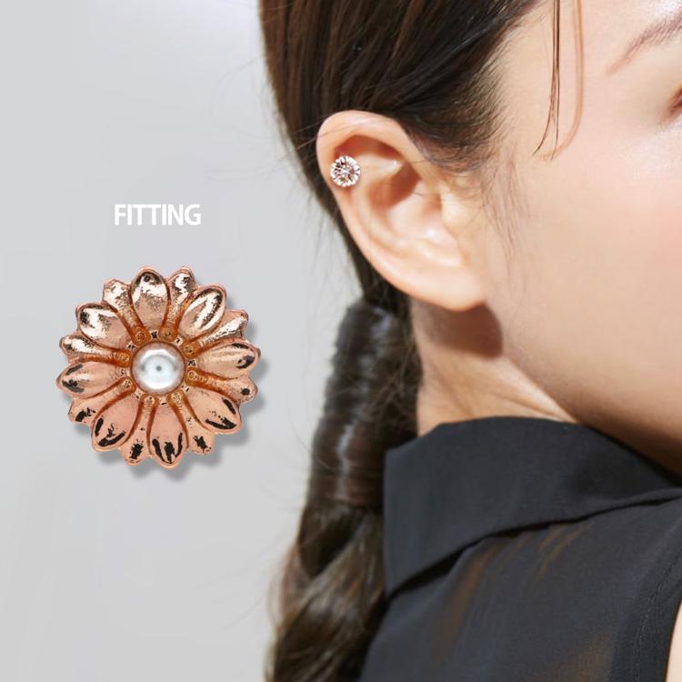 ボディピアス Soeur de Nana お花モチーフのローズゴールドデイジー