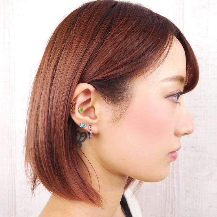 ボディピアス Soeur de Nana トライスターバーベル 16G 星 ストレート