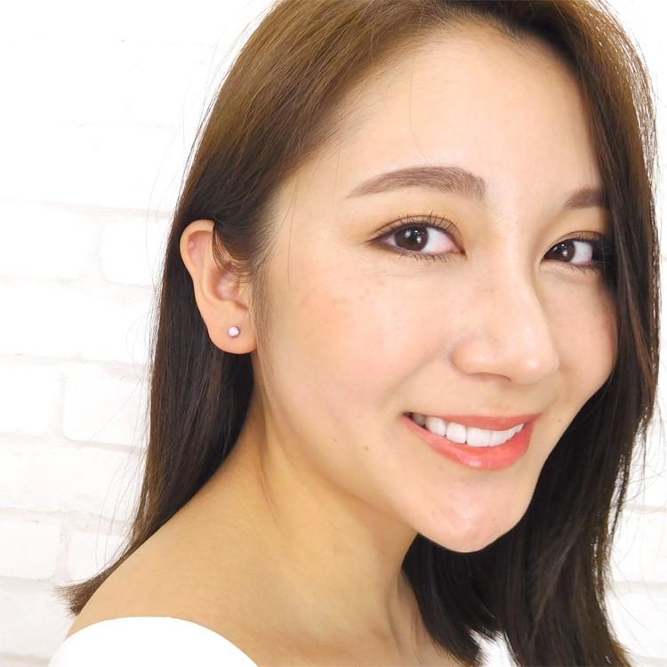 ボディピアス 18G 16G 14G ベゼルセットシンセティックオパール ボディピアス 18G 16G 14G ベゼルセットシンセティックオパール