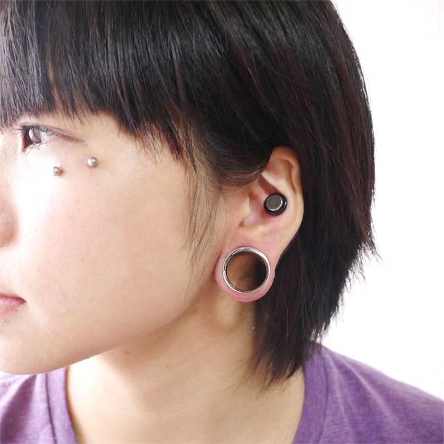 ボディピアス 直径19mm シングルフレアアイレット ボディーピアス