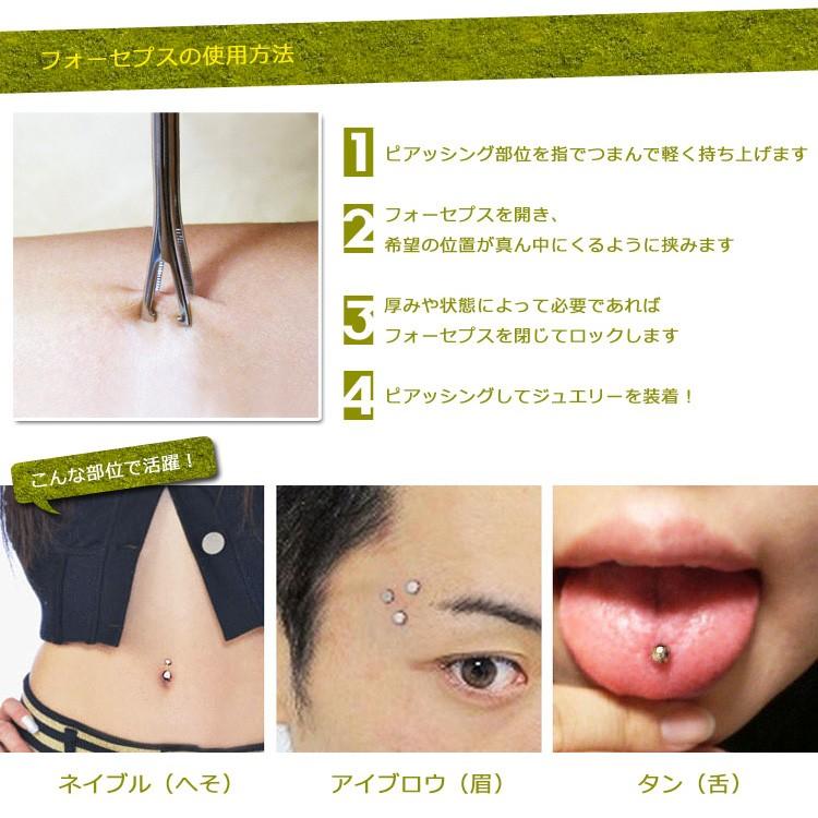 ボディピアス フォーセプス ボディーピアス Pt 008 ピアス専門店ピアッシングナナ 通販 Yahoo ショッピング