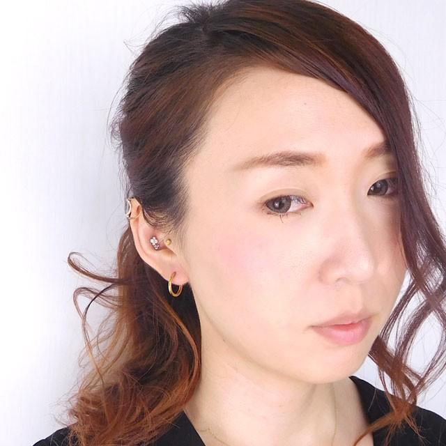 ボディピアス ワンタッチで装着 ネオセグメントリング 10G ボディー