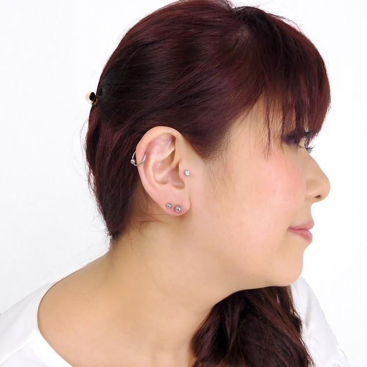 ボディピアス 12G インターナルラブレットスタッド ボディー