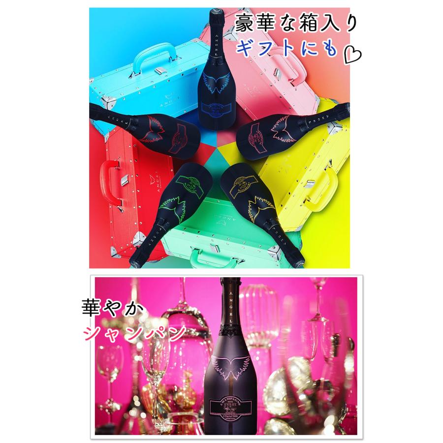 光る エンジェル シャンパン ブリュット ヘイロー 5本セット レッド