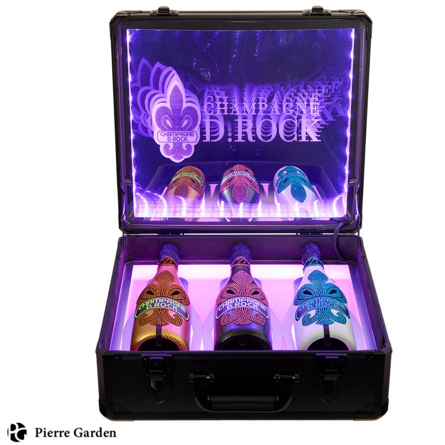 正規品 LEDアタッシュケース シャンパンBOX ゴールドルミナス