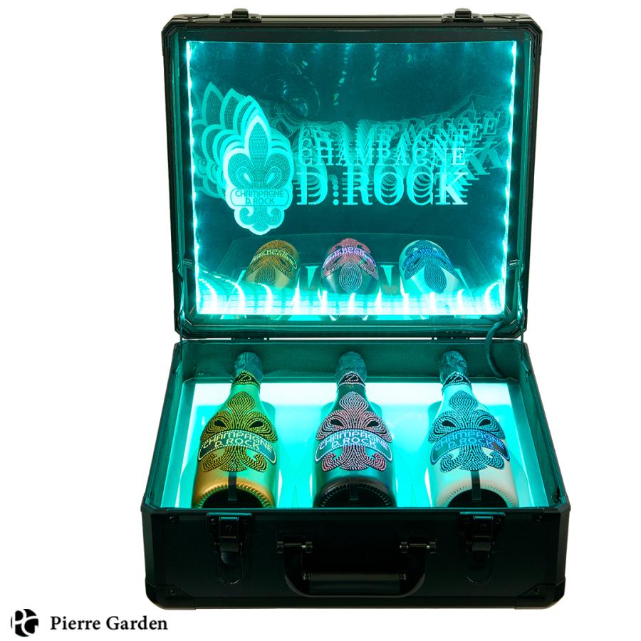 正規品 LEDアタッシュケース シャンパンBOX ゴールドルミナス