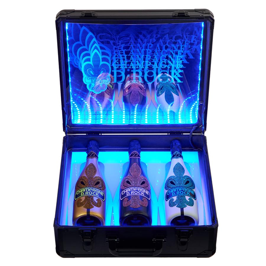 正規品 LEDアタッシュケース シャンパンBOX ゴールドルミナス