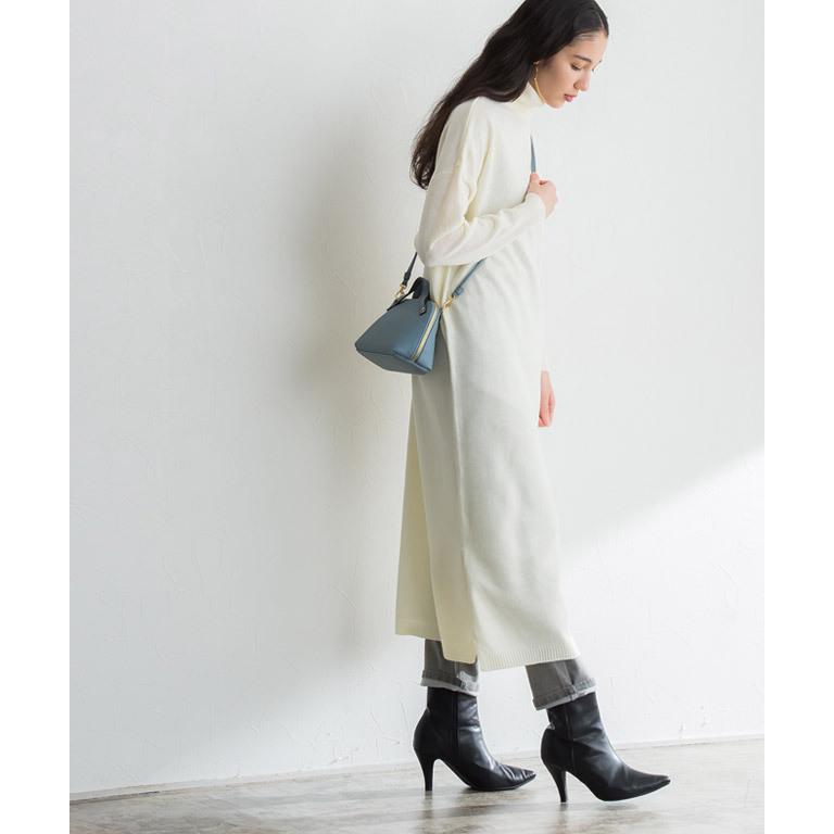 pero 100%ウール 長袖ニットワンピース 楽天市場】ウール100％ ニット ワンピース ロングワンピ 袖あり