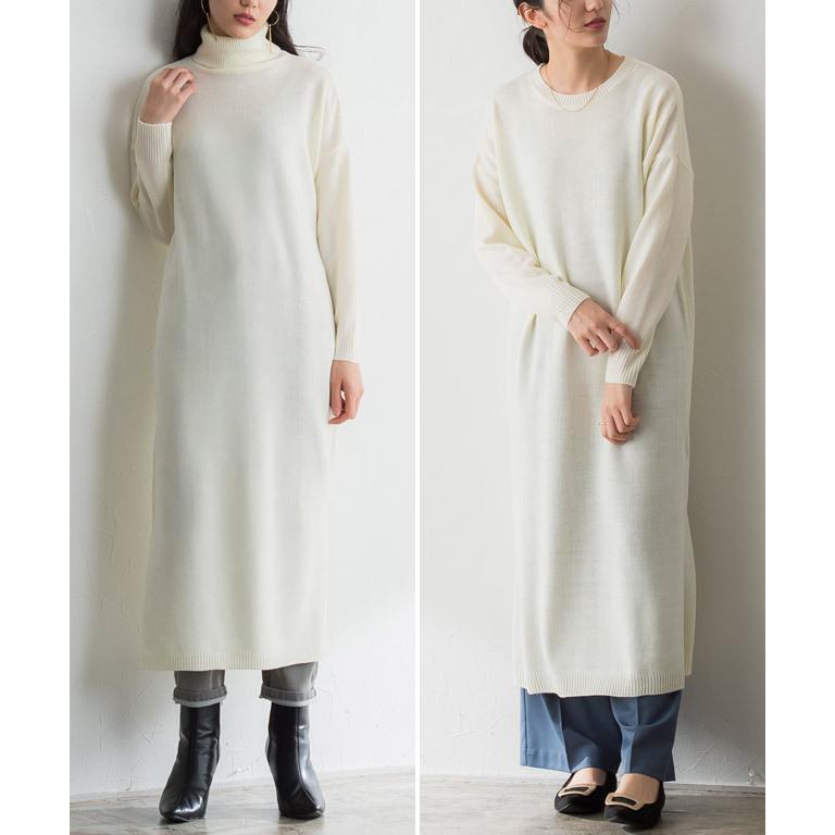 marvelous by Pierrot ワンピース ニットワンピクルーネック