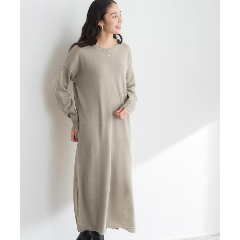 Pierrot（ピエロ） ワンピース ニットワンピクルーネック