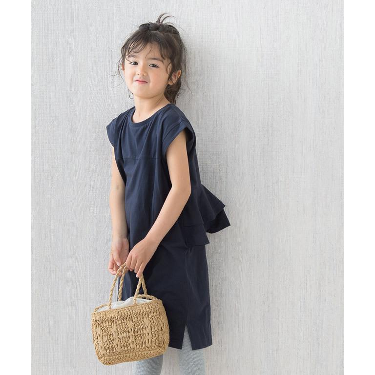Lulpini ワンピース フリル バックフリル 綿100 コットン 子供服 キッズ 女の子 リンクコーデ 夏 Pierrot B2103 Pierrot ピエロ Yahoo 店 通販 Yahoo ショッピング