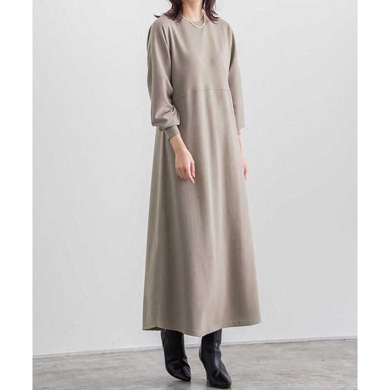 marvelous by Pierrot ワンピース フレア ポンチ素材 ドルマン