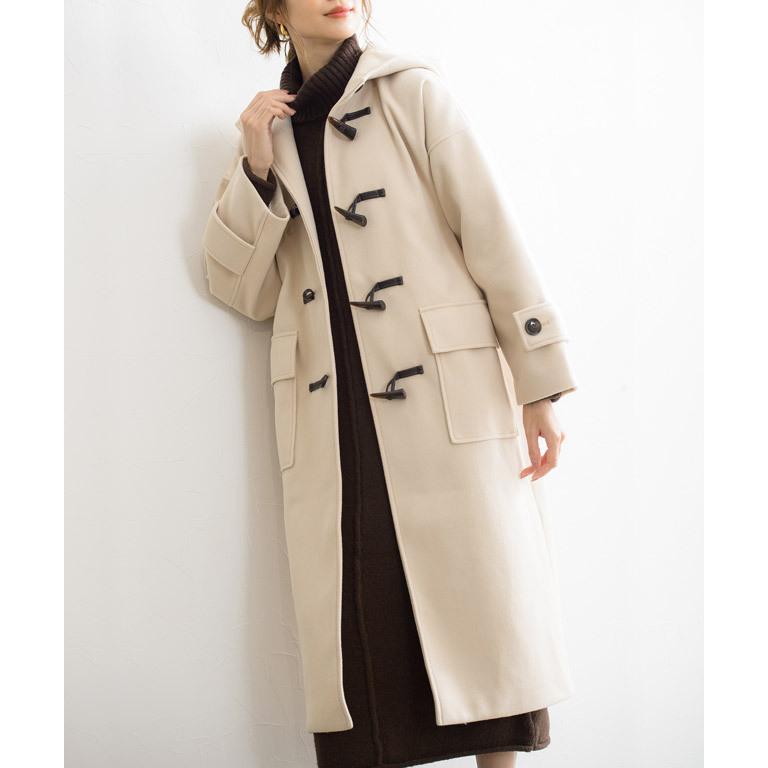 コート ダッフルコート ロングコート フード付き ロング丈 裏地付き ブラウン 白 グレー 冬 レディース 送料無料 Ds04 0704 Pierrot ピエロ Yahoo 店 通販 Yahoo ショッピング