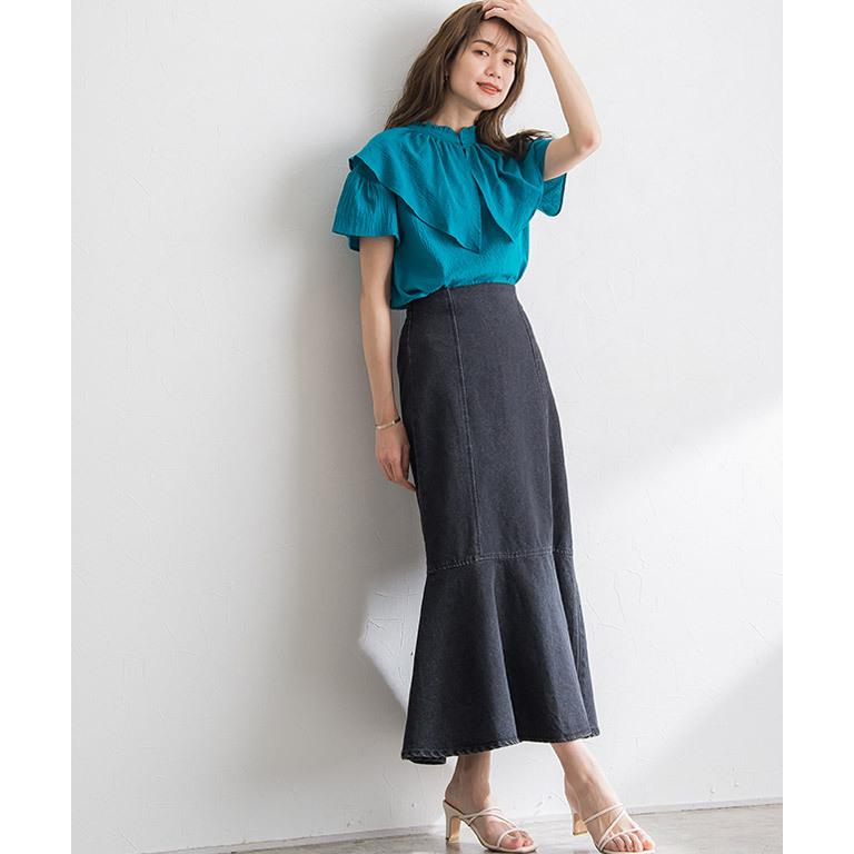 美品マリテ・フランソワ・ゼルバー・ヴィンテージ マーメイドスカート デニム　M 美品マリテ・フランソワ・ゼルバー・ヴィンテージ マーメイド