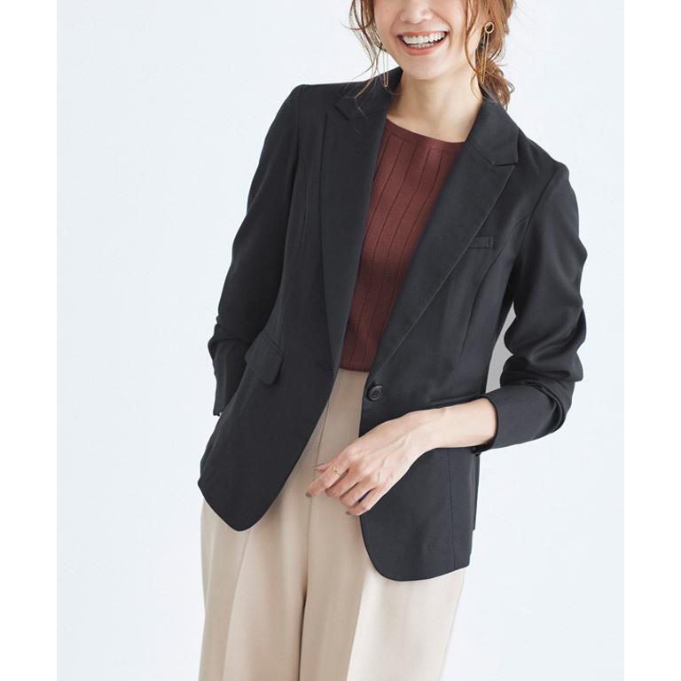 テーラードジャケット シングルボタン アウター レディース E1806 Pierrot ピエロ 通販 Yahoo ショッピング