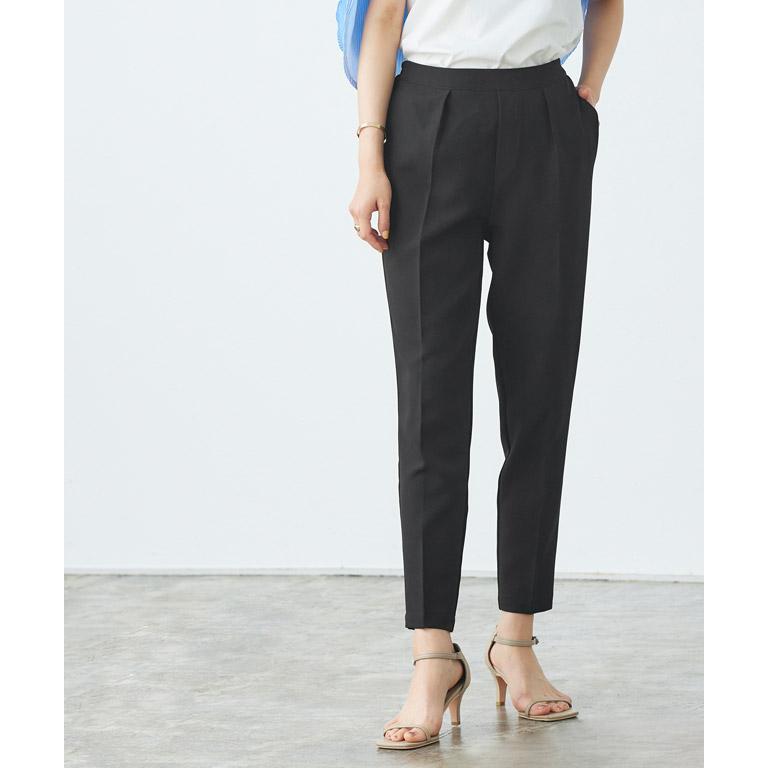 2021年夏最新作アートピケマーメイドプリントストレッチレディースパンツ marvelous by Pierrot パンツ レディース ストレッチ 撥水 抗菌