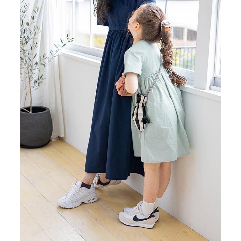 ワンピース シャツワンピース 半袖 綿100 コットン 子供服 キッズ お揃い lulpini 春 MD｜pierrot-webshop｜16