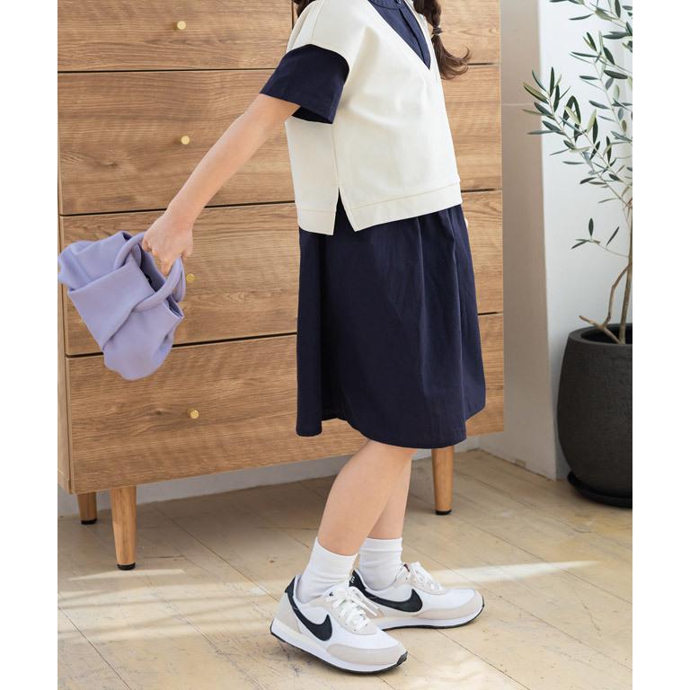 ワンピース シャツワンピース 半袖 綿100 コットン 子供服 キッズ お揃い lulpini 春 MD｜pierrot-webshop｜20