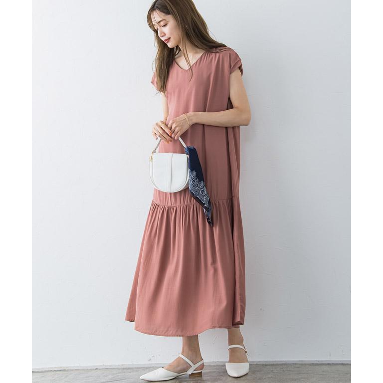 新品未使用　25ss　ヌキテパ　フレンチスリーブシャツドレス　ワンピース NE QUITTEZ PAS!（ヌキテパ）の「ne Quittez pas / 別注