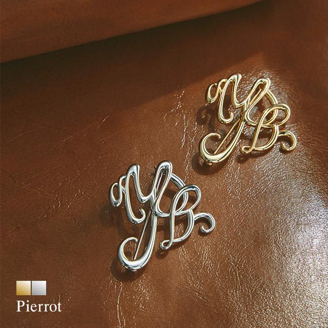 marvelous by Pierrot ブローチ コサージュ メタル ロゴ