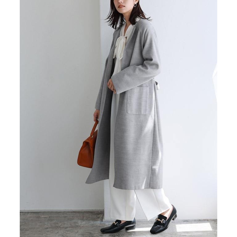 marvelous by Pierrot コート ノーカラー ダブルフェイス