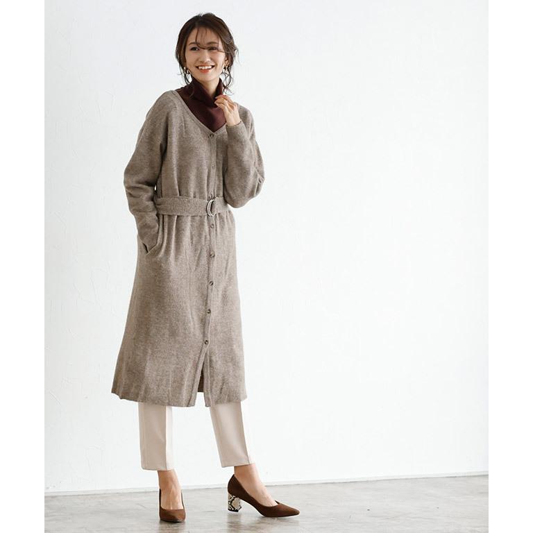 Sale ロングニット カーディガン ワンピース ウエストマーク 3way 春 冬 レディース S1910 Pierrot ピエロ 通販 Yahoo ショッピング