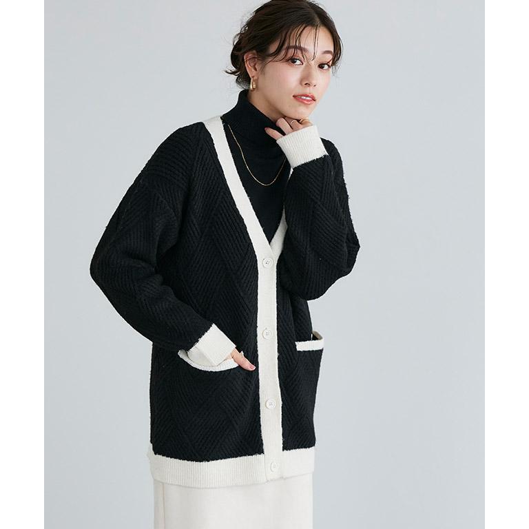 marvelous by Pierrot カーディガン ニット デザインニット