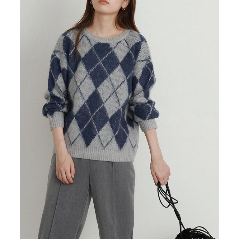 Godard Haberdashery アーガイルニット　セーター Godard Haberdashery アーガイルニット 【公式通販】