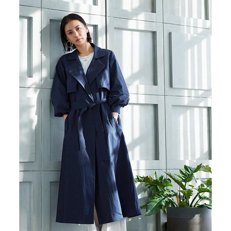 RASW トレンチコート レディース アウター 2way ジレ ロング丈 RASW トレンチコート レディース アウター 2way ジレ ロング丈