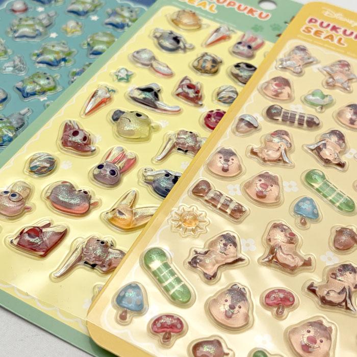 ぷくぷくシール シール ディズニー かわいい ズートピア トイ