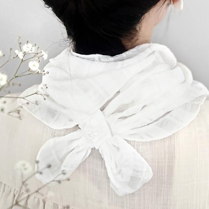 スカーフ ワンタッチ ネック シアー チェック uvカット 紫外線 日焼け