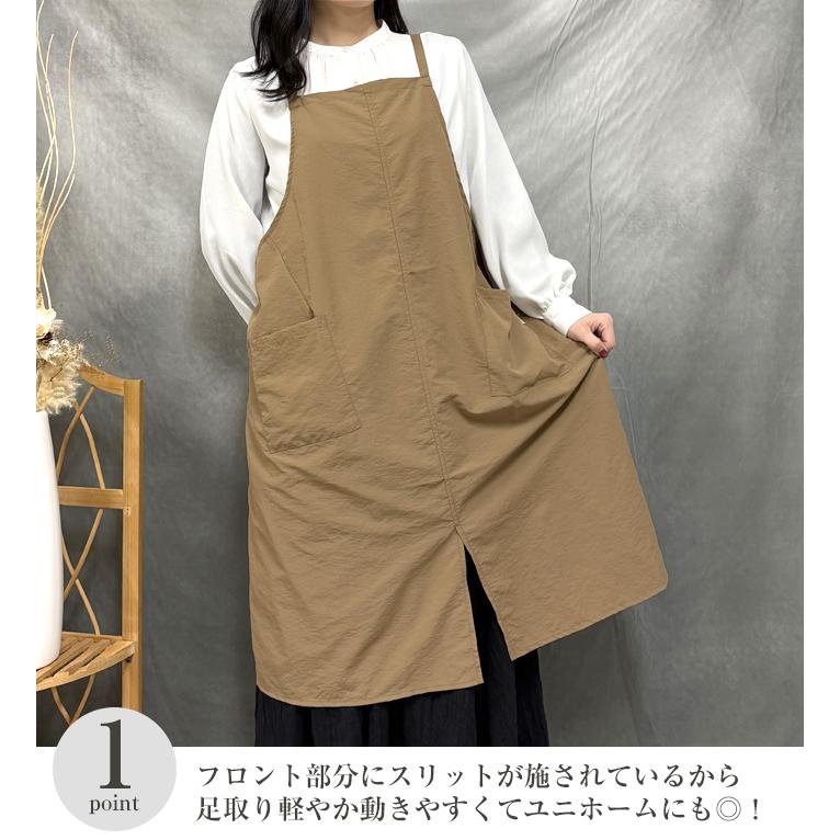 エプロン かぶるだけ 保育士 撥水加工 軽量 軽い おしゃれ かわいい