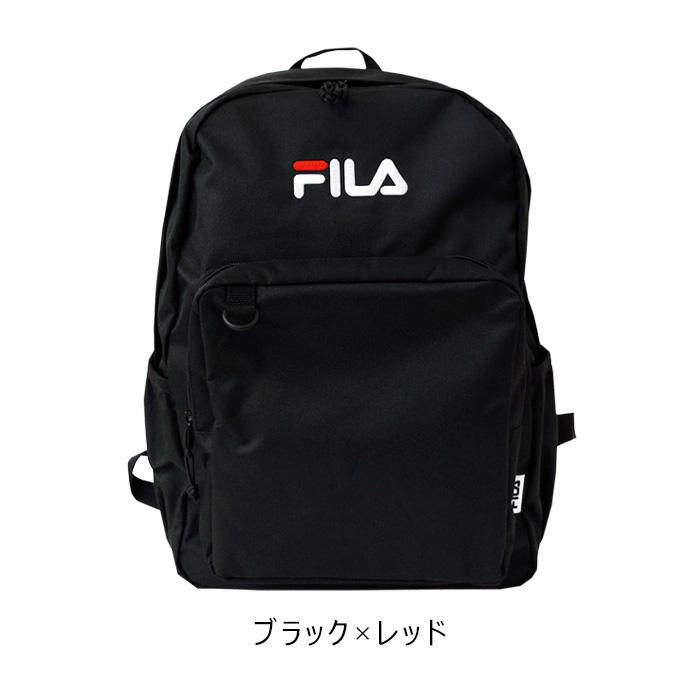 【色:ブラック】[フィラ] リュック リュックサック 大容量 大きめ ブランド FILA（フィラ） デイバック リュック 「FILA/フィラ」大容量リュック