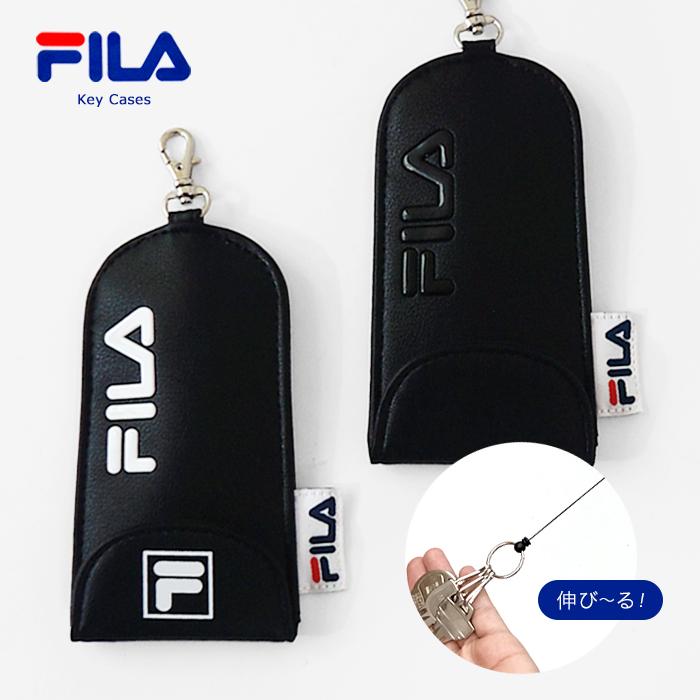 FILA フィラ プリント ランドセル キーケース リール 伸びる
