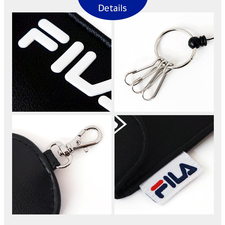 FILA フィラ プリント ランドセル キーケース リール 伸びる