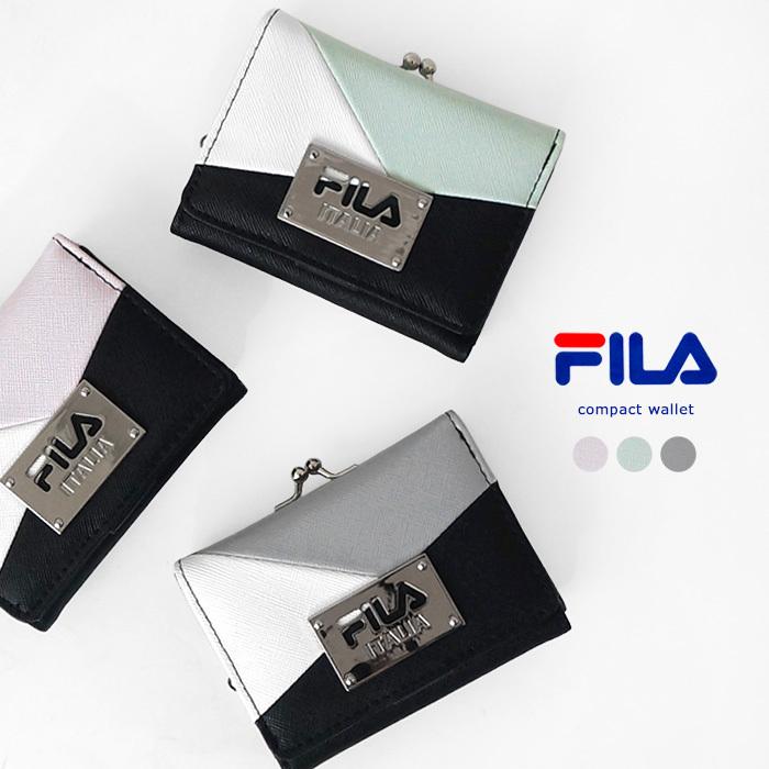 Fila フィラ メタル 切り替え がま口 コンパクト 三つ折り ミニ 財布 口金 かわいい おしゃれ メール便可 Sa Wallet 0402 Cofuri コフリ 通販 Yahoo ショッピング