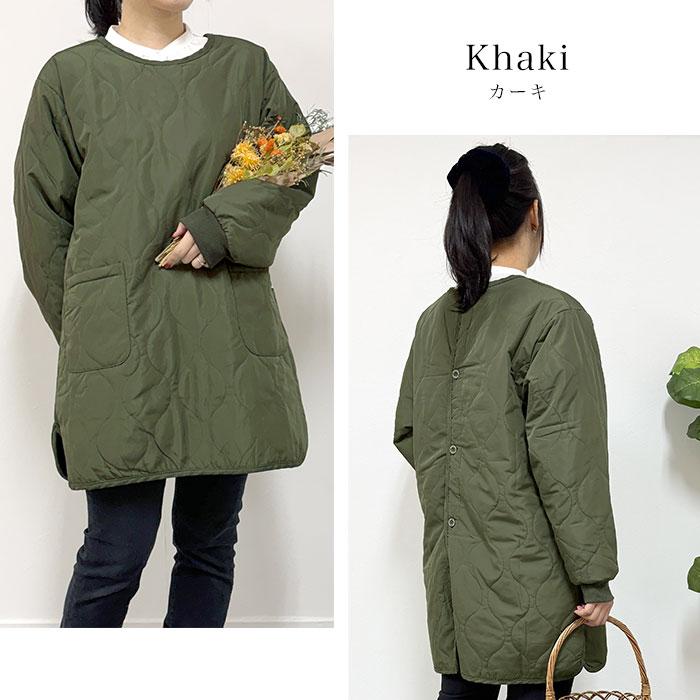 割烹着 暖かい 中綿 キルト おしゃれ 蓄熱 速暖 グラフェン エプロン